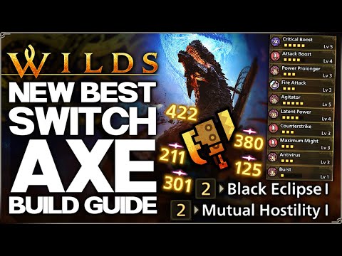 Monster Hunter Wilds - New Best OP Switch Axe Build - Highest Damage Possible Title Update 4 Guide!