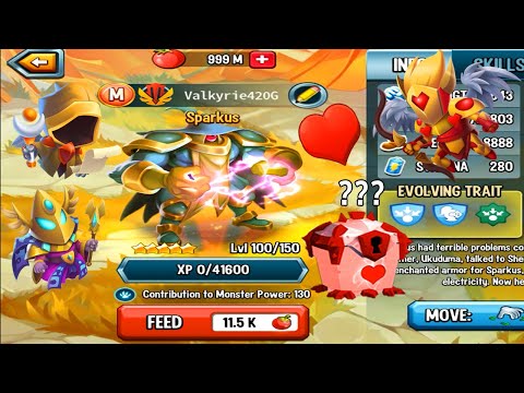 Monster Legends Sparkus 100 - 150 Review!!🥵 vsHackers Pz Ronin Coming soon Cherub Cupid Jack Russael