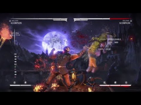 Who uses this Fire uppercut? Scorpion Hellfire 52% MKX