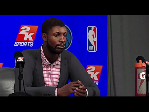 NBA 2K20 MY CAREER MODE EP. 74 WORLD CHAMPS SEASON 2021 BULLS VS WOLVES BLOW OUT WIN