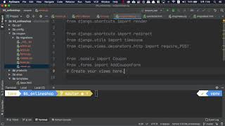 [오지랖 파이썬 웹 프로그래밍] 6장 Onlineshop 22 - 쿠폰 추가 뷰 만들기! - Coupon Add View in django