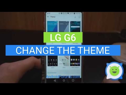 LG G6: How to change the theme