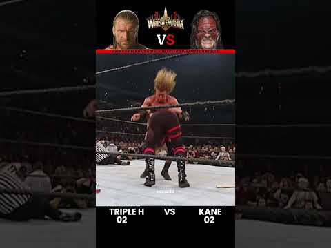 Every Triple H vs kane 1 on 1 Clean win Match Result Edit💥 #wwe