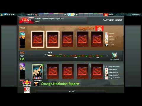RedBull ECL 2013 - Lan-Finals - Day 3 - Royal vs Orange