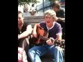 Niall Horan singing "Baby" by Justin Bieber 