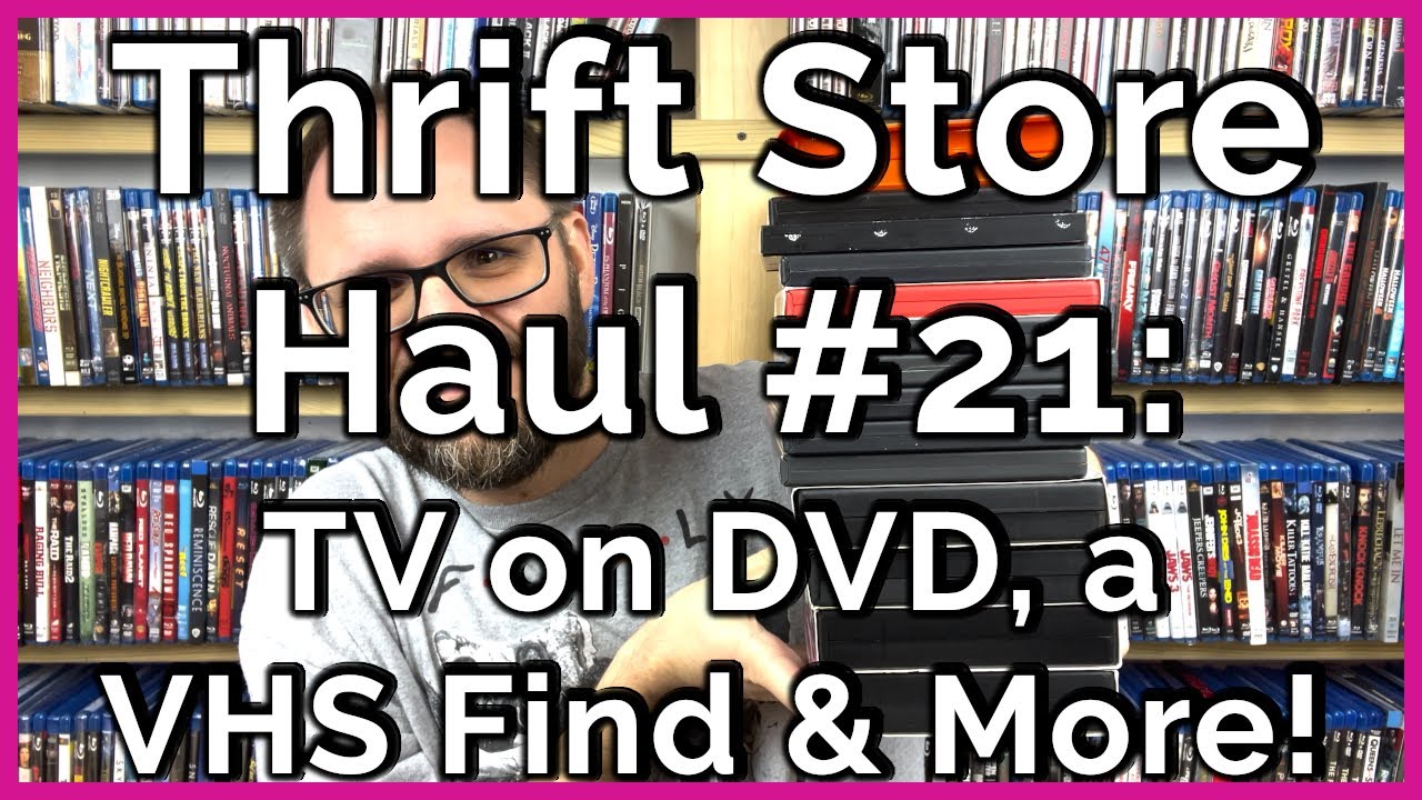 Thrift Store Haul #21 | DVDs, TV Series, & a Nostalgic VHS Find!
