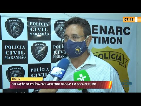 Operação da Polícia Civil apreende drogas em boca de fumo em Timon 19 03 2021