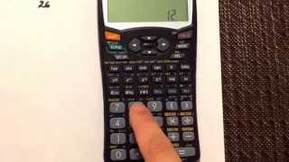 Reducing a fraction using your Sharp EL-531W calculator