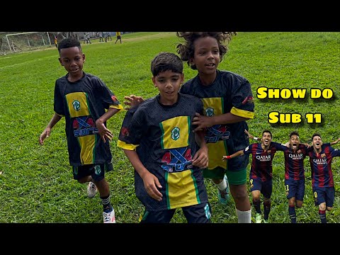 SHOW do sub 11 no Jogo - Palácio das Artes vs Bandeirantes (amistoso sub 11)