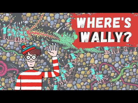 Where's Wally / Waldo challenge!!! Family fun game| FIND WALLY IN TIME!!! (4)