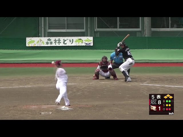 【ファーム】攻撃の手を緩めない!! マリーンズ・石垣雅海 レフト前へタイムリーヒット!! 2025年7月3日 東北楽天ゴールデンイーグルス 対 千葉ロッテマリーンズ