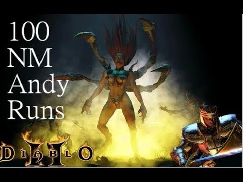 D2: LoD - SP SC - 100 Nightmare Andariel Runs w/ Hammerdin (untwinked)