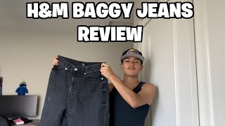 H&M Black Baggy Jeans REVIEW