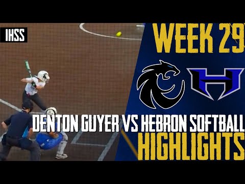 Denton Guyer vs Hebron Softball: Finley Montgomery Strikes Out 16 in 5-0 Win