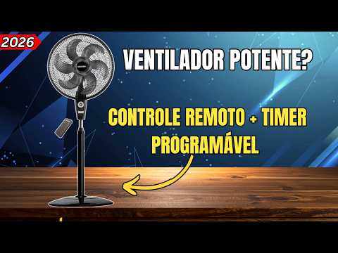 MALLORY AIR TIMER TS+ é BOM? Review Completo do Ventilador de Coluna 126W com TIMER