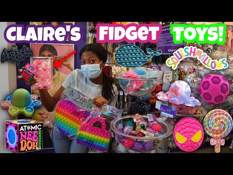 Shopping For Fidget! New Pop It Fidget Toys at Claires!