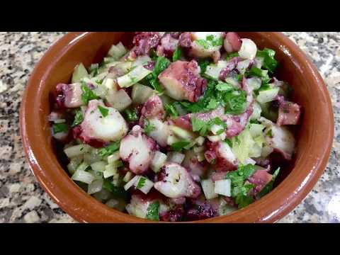 Salada de Polvo com Coentros - Portuguese Octopus Salad