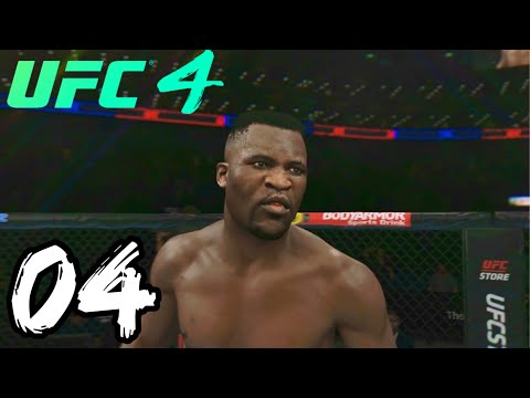 UFC 4 Heavyweight Career Mode Walkthrough Part 4 - KNOCKED OUT COLD!