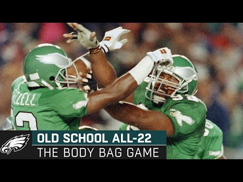 Eagles Defense Dominates in the Body Bag Game | Eagles Old School All-22