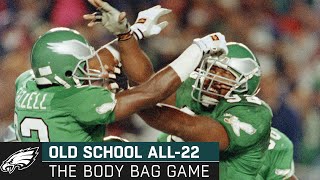 Eagles Defense Dominates in the Body Bag Game | Eagles Old School All-22