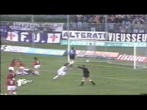 Gabriel Batistuta - 18 Goals In Serie B Con La Fiorentina (93-94)