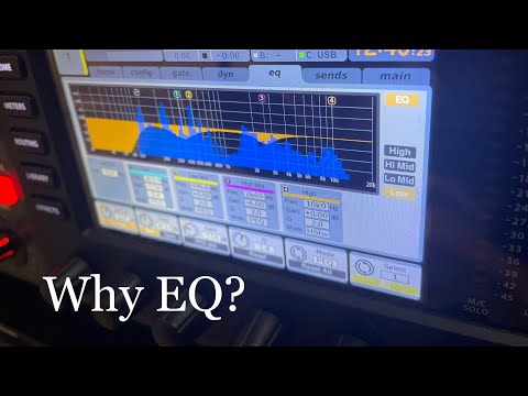 Why EQ?? - Live Vocal Example With The Behringer X32 Rack