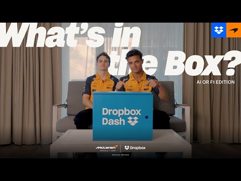 What’s in the Box? AI or F1 Edition with the @mclarenracing F1 Team Drivers Lando Norris & Oscar Piastri