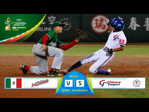 Highlights: MEX v TPE - Super Round - U-12 Baseball World Cup 2019