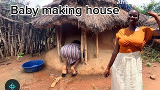 Baby Making Hut 🛖 in An African Village/ Rainy Season