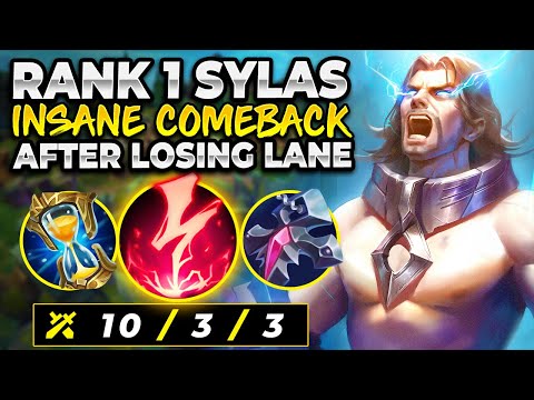 The most insane comeback after losing lane... | Rank 1 Sylas | Armooon | League of Legends