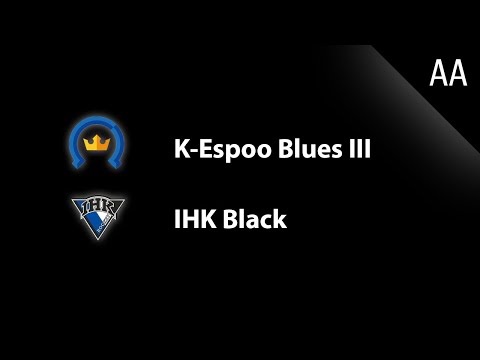 U14 AA K-Espoo Blues III - IHK Black