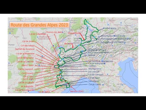 Trailer zur Route de Grandes Alpes 2023 von und mit Biker Bernie