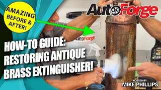 How to Restore Antique Brass & Copper Fixtures Including Fire Extinguisher