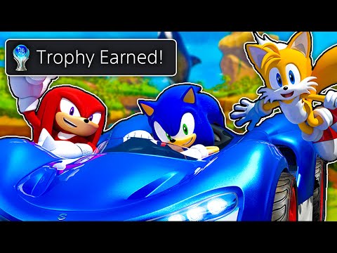 I Platinum'd the WORST Sonic Racing Game...