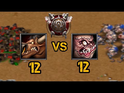 12 Tauren vs 12 Abominations - Even Numbers - WarCraft III Retro Battles
