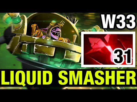 LIQUID SMASHER !! - W33 TIMBERSAW VS LIQUID - Dota 2