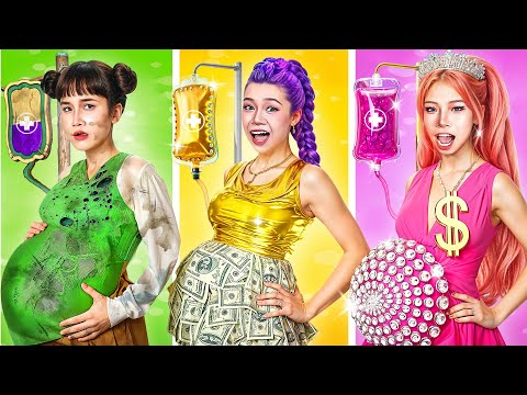 Kpop Demon Hunters: Poor Emerald Vs Rich Ruby Vs Giga Rich Diamond Pregnant In Hospital!