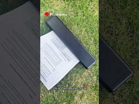 Thermal printer is a game changer!😍Phomemo M08F portable printer ✨ #phomemo #printer