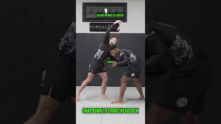 Chain your snap down into an effective front headlock with this system! #bjj #grappling #jiujitsu