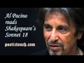 Al Pacino William Shakespeare Sonnet 18 
