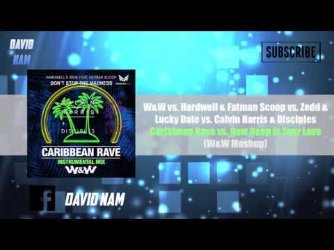 Caribbean Rave vs. How Deep Is Your Love (W&W Mashup) [David Nam & Ariel Cano Remake]