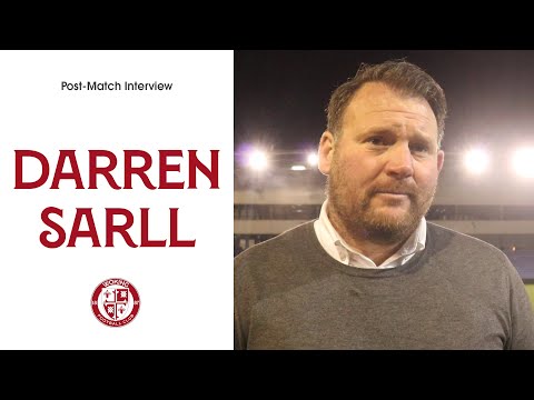 Oldham Athletic 1-0 Woking | Darren Sarll Interview