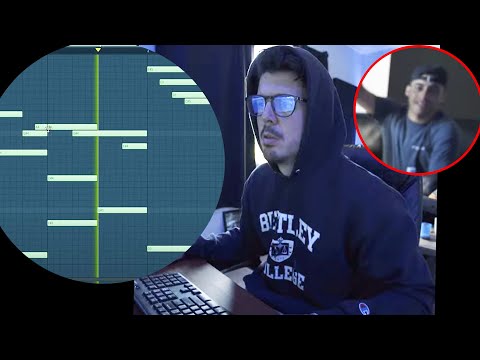 Kyle Beats Makes Crazy Beat With Rapper