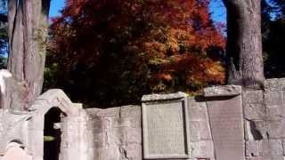 Graveyard Dryburgh Abbey Borders Of Scotland
