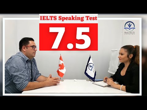 IELTS Speaking Test band score 7.5 with feedback