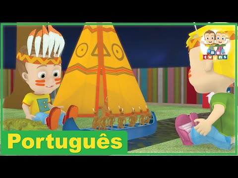 10 Indiozinhos | Canções | Creche Pré-Escolar | BBtwins | Vídeos HD | Português