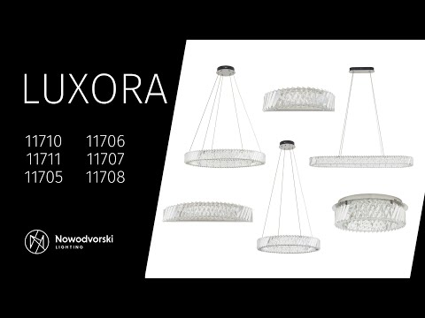 Підвісний світильник, люстра Nowodvorski 11705 Luxora Round LED 1x30W 3000K 2700Lm IP20 хром