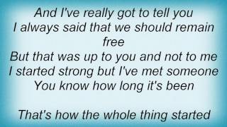 Air Supply - That&#39;s How The Whole Thing Started Lyrics