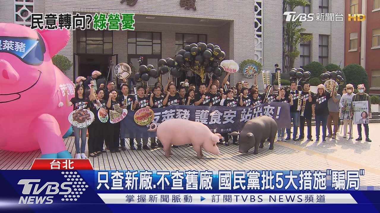 進口萊豬激起民怨 蔡英文滿意度再下探「創今年新低」