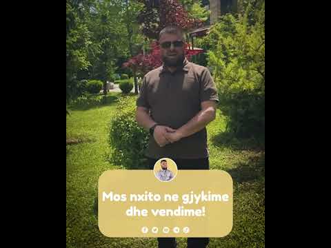 Mos nxito ne gjykime dhe vendime! - Hoxhë Enes Goga